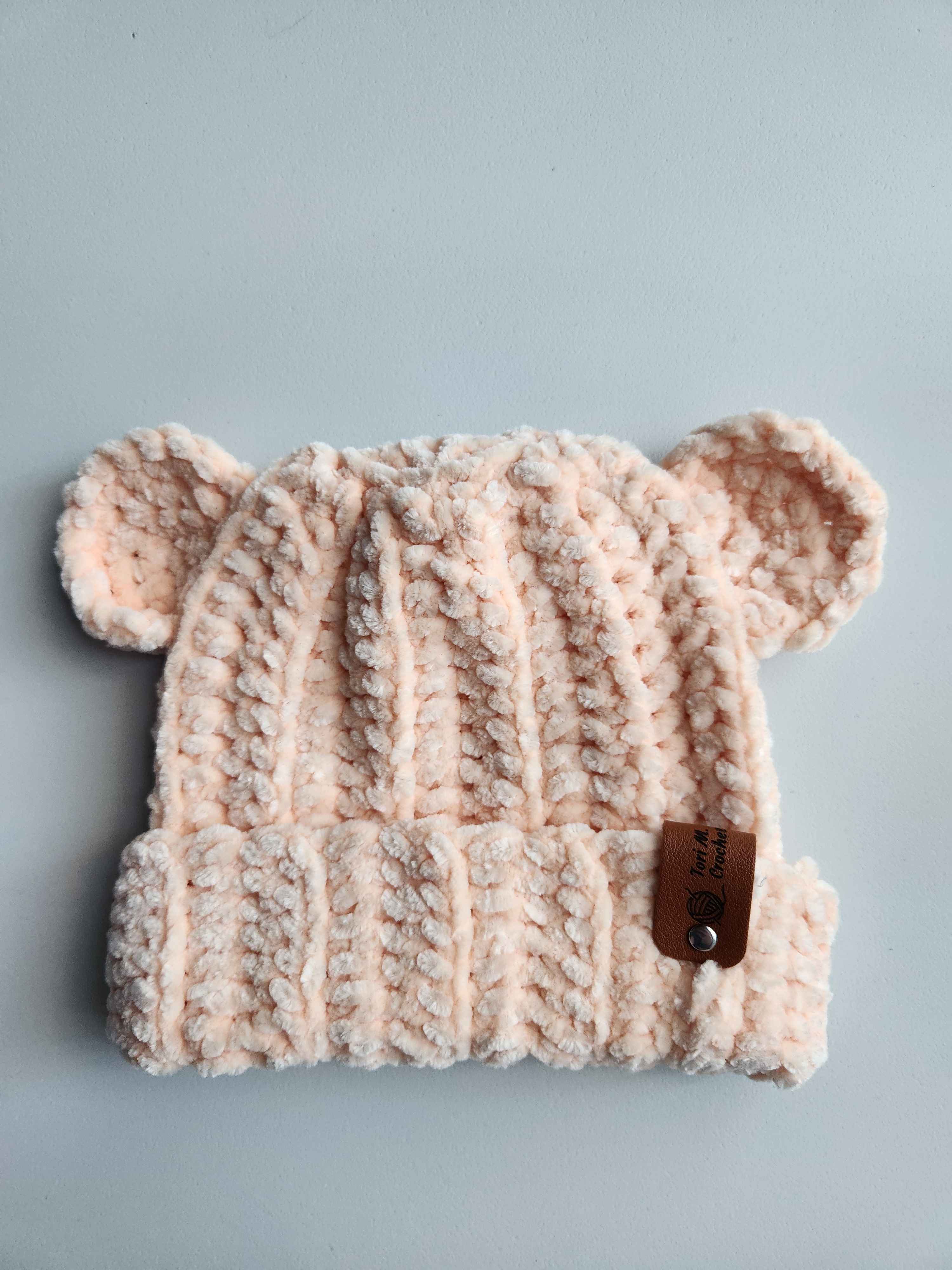 0-3 Months Bear Ears Beanie