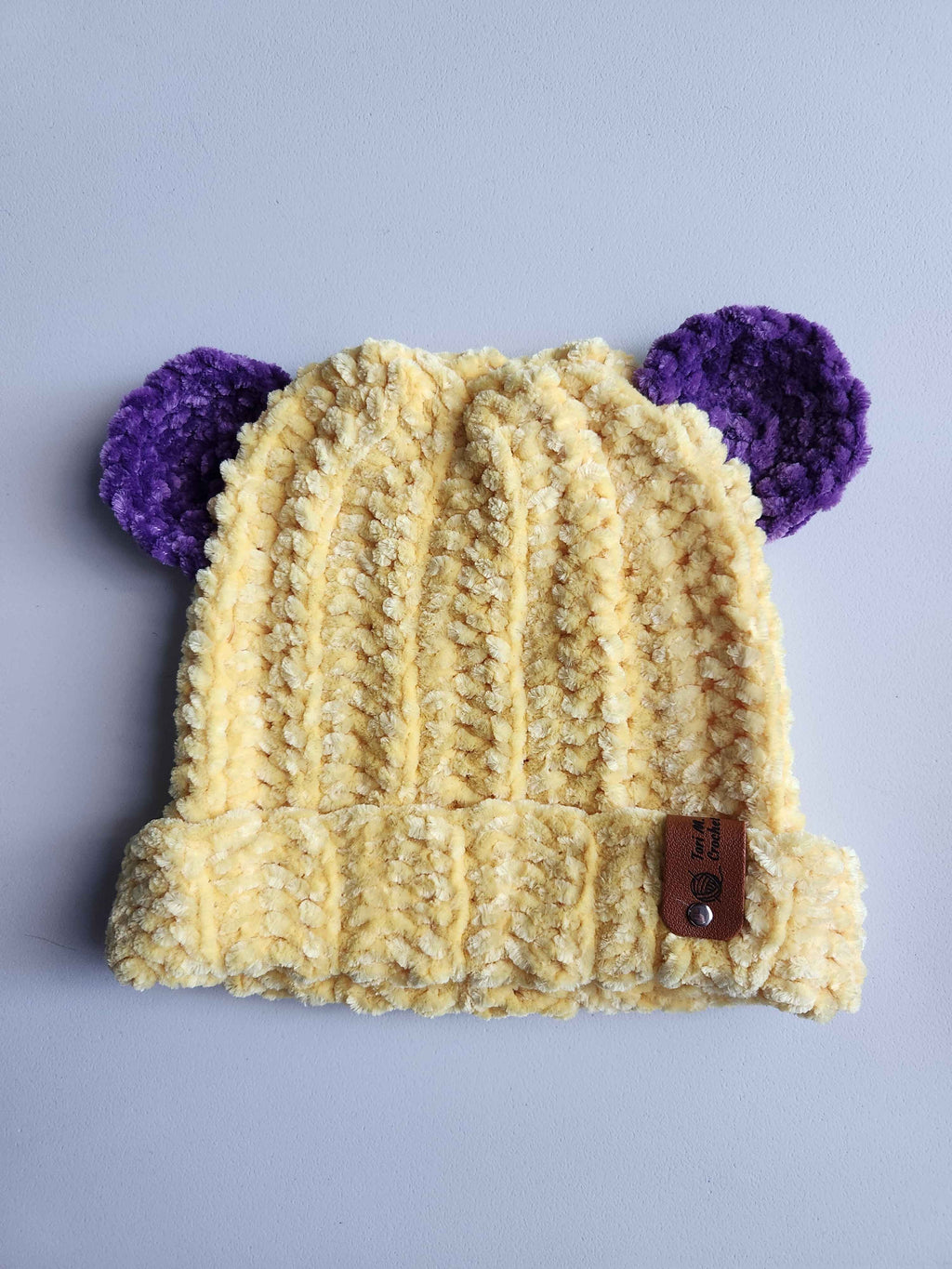 3-6 Months Minnesota Vikings Bear Ears Beanie