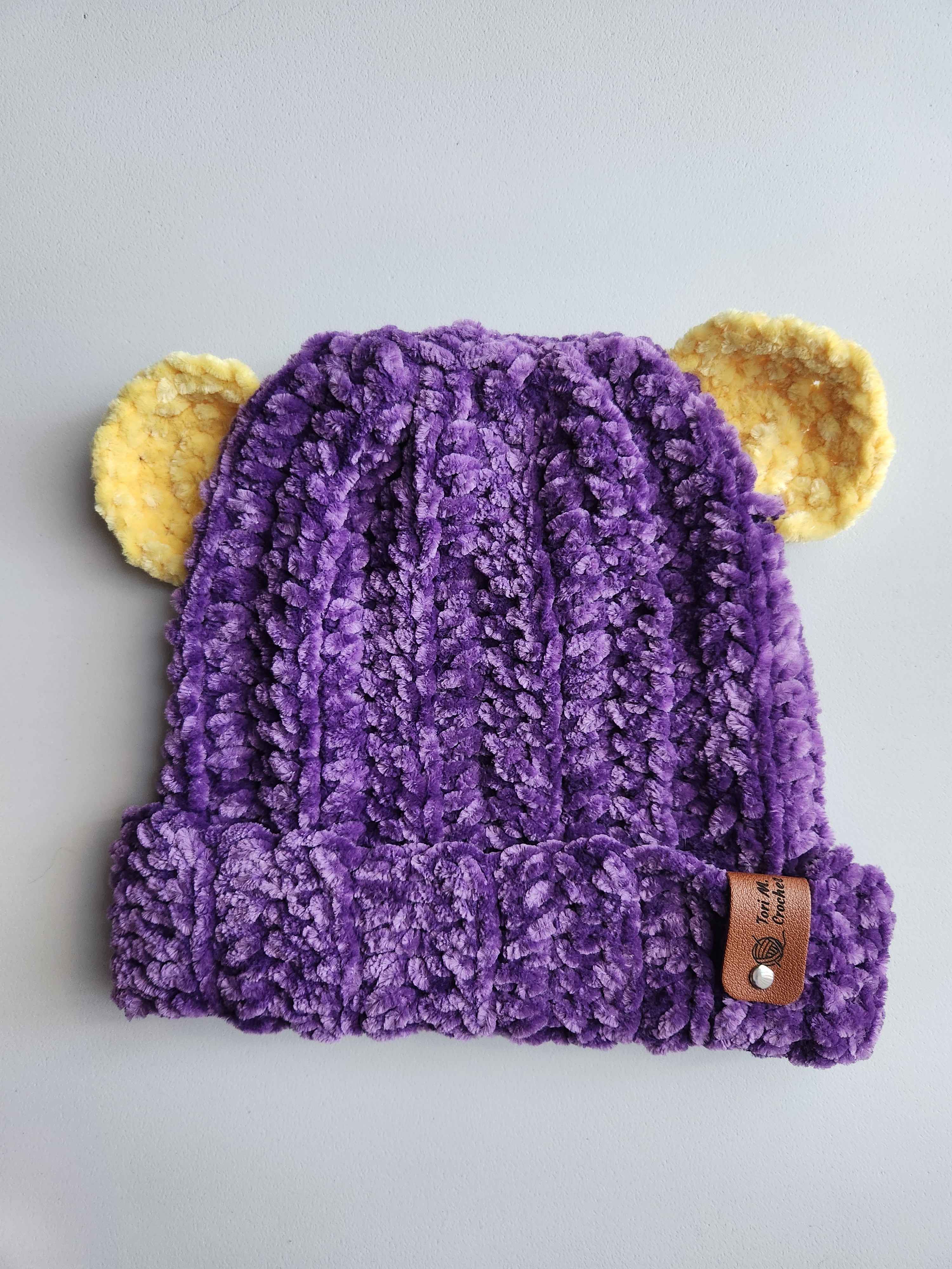 3-6 Months Minnesota Vikings Bear Ears Beanie