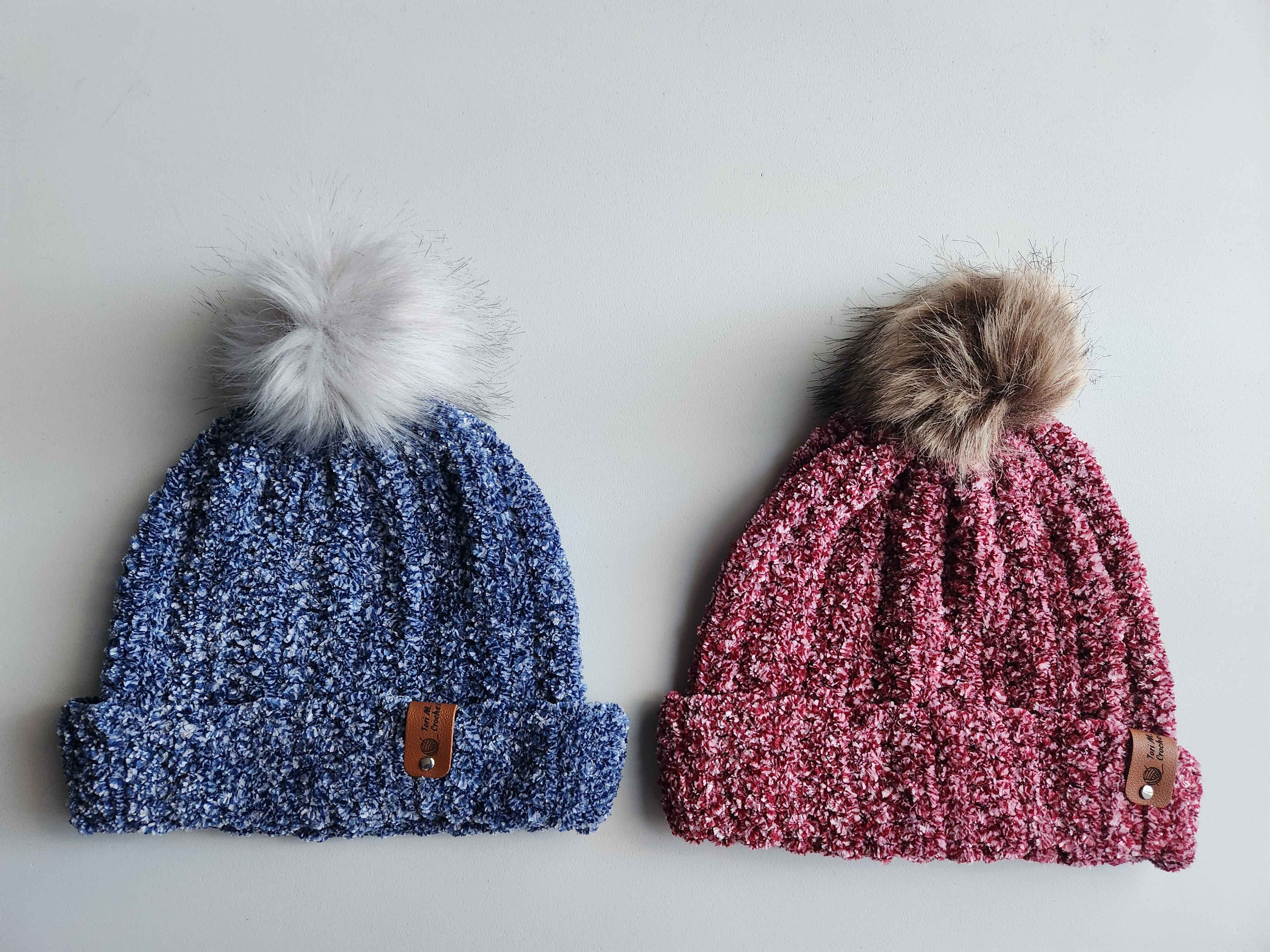 6-12 Months Beanie with Poms