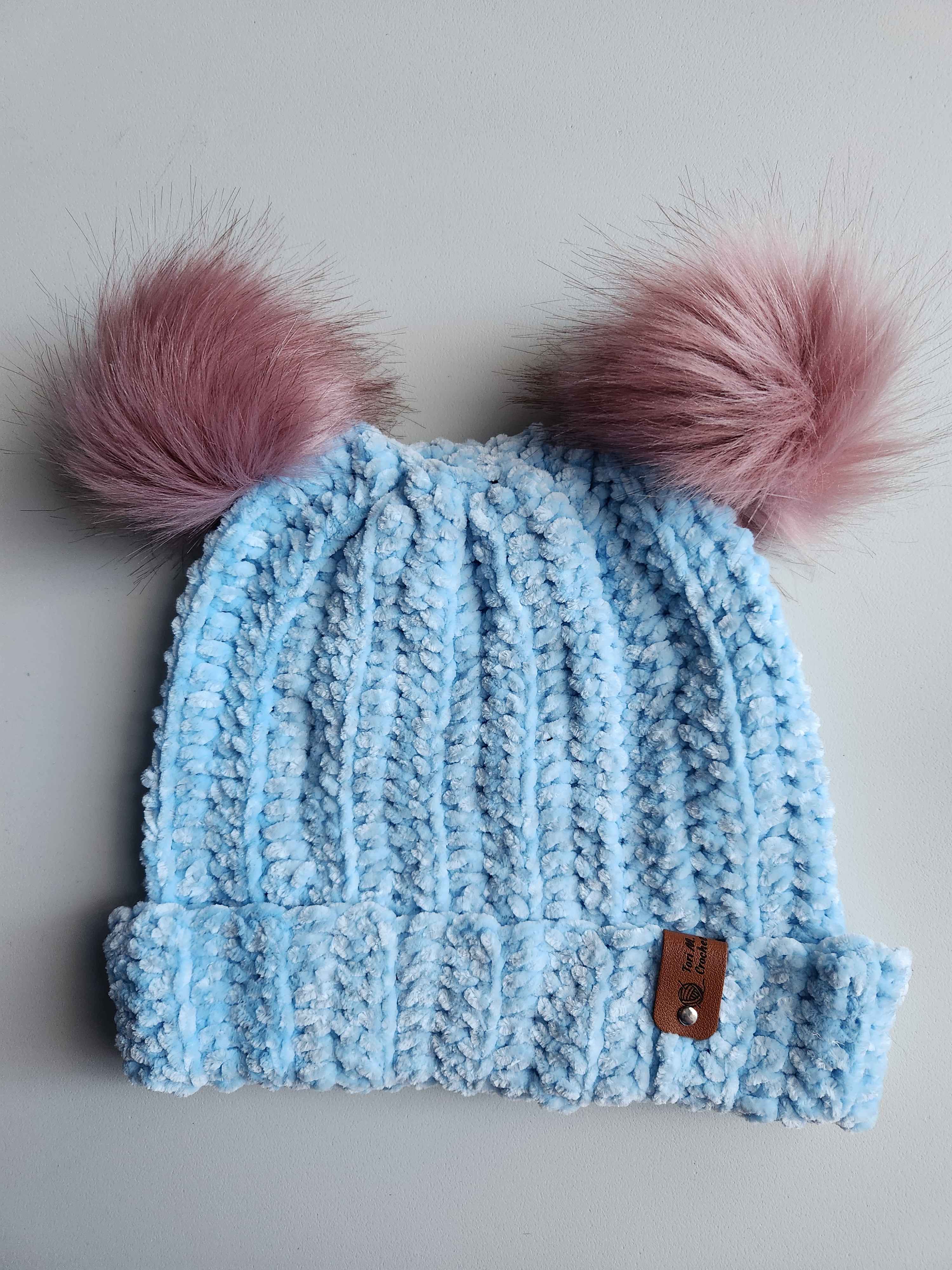 1-3 Years Beanie with Poms