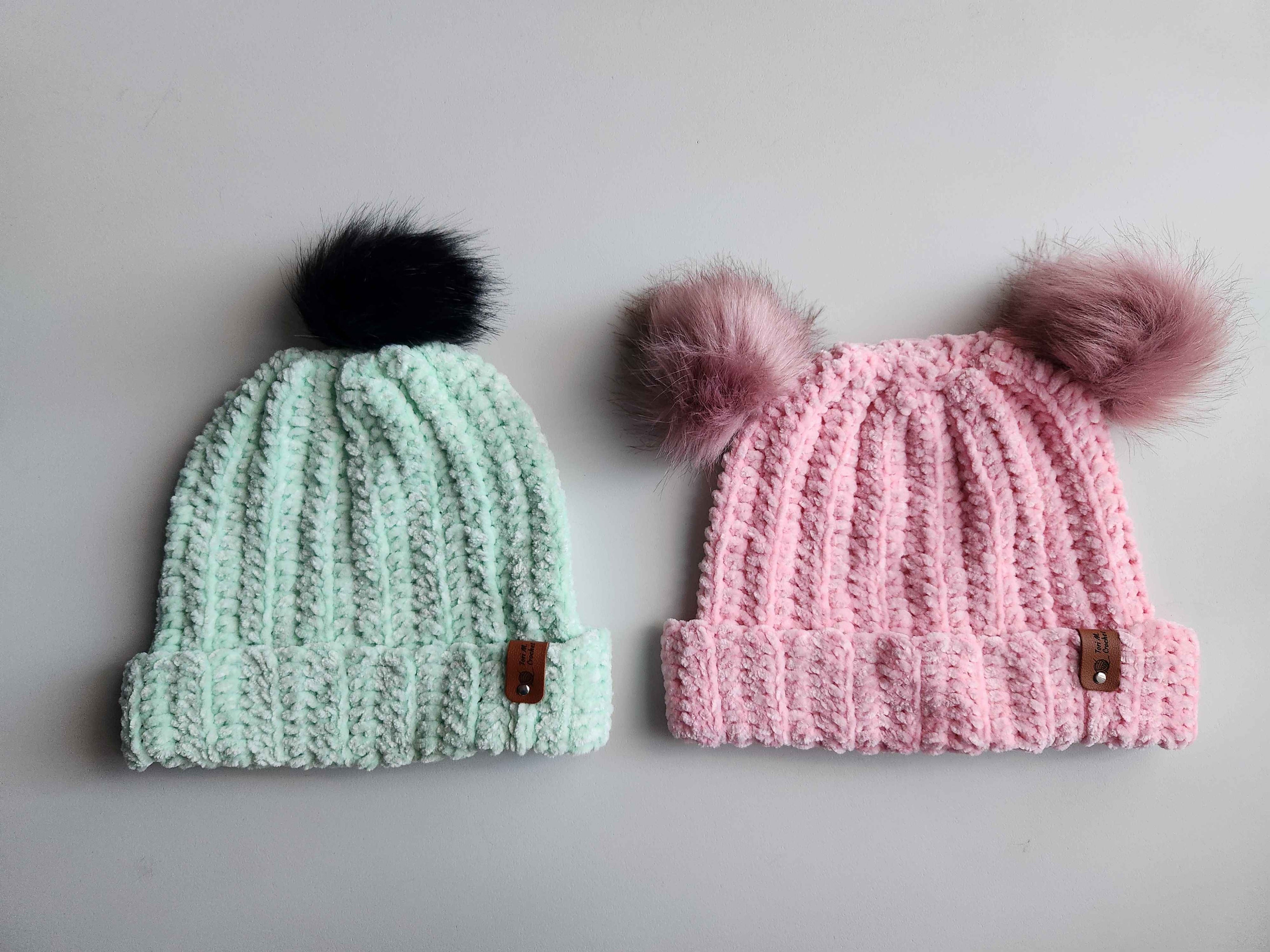 4 Years-Adult Small Beanie with Poms